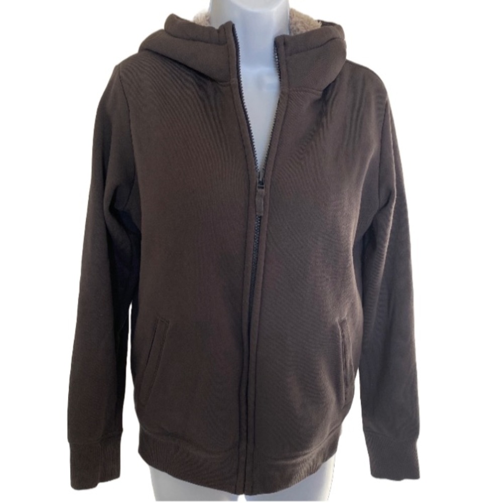 🔥4/$20 Teddy Inner Lined Gray Hoodie
